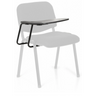 Chaise à quatre pieds TABLET XT 600 en noir avec tablette d'écriture intégrée de hjh OFFICE