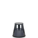 Tabouret marchepied TIO-M I gris foncé avec surface d'appui ronde et forme conique de hjh OFFICE