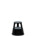 Tabouret marchepied TIO-M II noir avec deux marches et surfaces d'appui rondes de hjh OFFICE