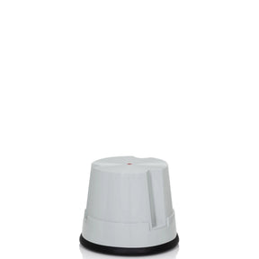 Tabouret marchepied gris TIO-S avec anneau de base noir antidérapant de hjh OFFICE
