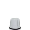 Tabouret marchepied gris TIO-S avec anneau de base noir antidérapant de hjh OFFICE