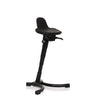 Siège assis-debout TOP WORK 34 noir avec assise ergonomique et pied en étoile de hjh OFFICE