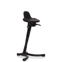 Siège assis-debout TOP WORK 34 noir avec assise ergonomique et pied en étoile de hjh OFFICE