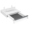 Tiroir sous plan blanc UCBS avec insert de fond gris et fonction soft-stop de hjh OFFICE PRO