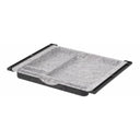 Organisateur de tiroir en feutre gris chiné UCF1 avec bordure noire de hjh OFFICE PRO