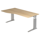 UNDA 18 S | 180x100 | Bureau réglable en hauteur 