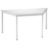 Bureau gris VEKTOR 5 avec un plateau rectangulaire et quatre pieds de hjh OFFICE PRO