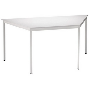 Bureau gris VEKTOR 5 avec un plateau rectangulaire et quatre pieds de hjh OFFICE PRO