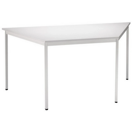 Bureau gris VEKTOR 5 avec un plateau rectangulaire et quatre pieds de hjh OFFICE PRO