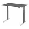 Bureau à hauteur réglable électriquement XBHM 12 GC en graphite avec affichage numérique de hjh OFFICE PRO