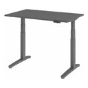 Bureau à hauteur réglable électriquement XBHM 12 GG en graphite avec affichage numérique de hjh OFFICE PRO