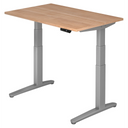 XBHM 12 SS | 120x80 | Bureau réglable en hauteur électriquement 
