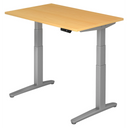 XBHM 12 SS | 120x80 | Bureau réglable en hauteur électriquement 