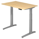 XBHM 12 SS | 120x80 | Bureau réglable en hauteur électriquement 