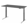 Bureau à hauteur réglable électriquement XBHM 16 GC en graphite avec panneau de commande numérique de hjh OFFICE PRO