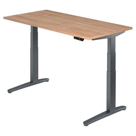 XBHM 16 GG | 160x80 | Schreibtisch elektrisch höhenverstellbar - buerostuhl24