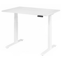 Bureau à hauteur réglable électriquement XDKB 12 W en blanc avec panneau de commande numérique de hjh OFFICE PRO