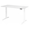 Bureau à hauteur réglable électriquement XDKB 16 W en blanc avec panneau de commande numérique de hjh OFFICE PRO