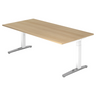 XTRA XB 2E WC | 200x100 | Schreibtisch höhenverstellbar - buerostuhl24