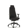 Siège de bureau de qualité professionnelle YUCANO noir avec appui-tête et accoudoirs réglables de hjh OFFICE