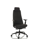 Siège de bureau de qualité professionnelle YUCANO noir avec appui-tête et accoudoirs réglables de hjh OFFICE