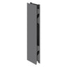 Panneau latéral encastré ZENO ZSSB G en graphite avec découpes verticales de hjh OFFICE PRO