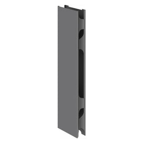 Panneau latéral encastré ZENO ZSSB G en graphite avec découpes verticales de hjh OFFICE PRO