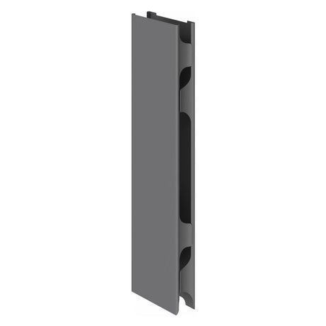 Panneau latéral encastré ZENO ZSSB G en graphite avec découpes verticales de hjh OFFICE PRO