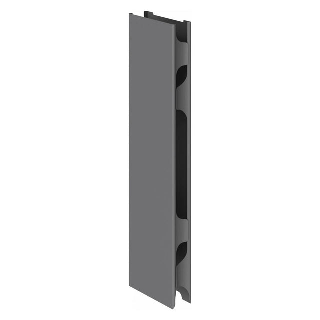 Panneau latéral encastré ZENO ZSSB G en graphite avec découpes verticales de hjh OFFICE PRO