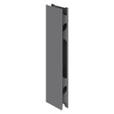 Panneau latéral encastré ZENO ZSSB G en graphite avec découpes verticales de hjh OFFICE PRO