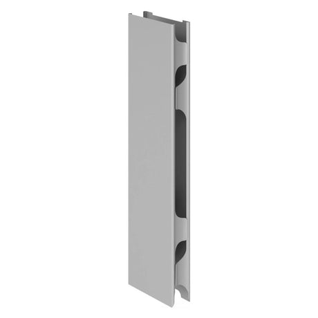 Panneau latéral encastré ZENO ZSSB S de couleur argent avec structure de profil vertical de hjh OFFICE PRO